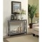 Modern Wood Entryway Sofa Console Table with Bottom Shelf for Living Room and Hallway